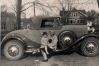 Catherine Hittner and James with their 1931 Hupmobile